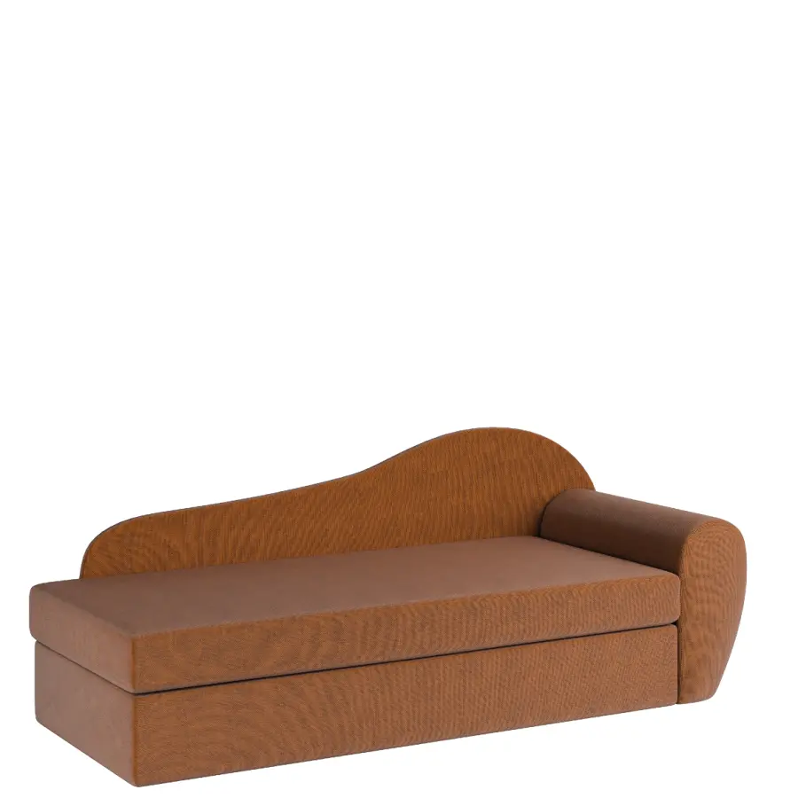 MATYLDA válenda celočalouněná, provedení pravé, látka B 11 cihlový melír